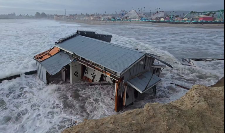 Part of SC Wharf Collapses, Two Rescued